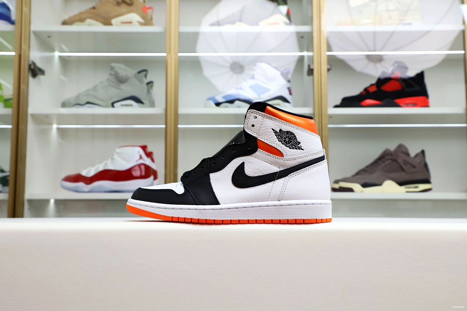 Jordan Electro Orange' High 1 OG Air Retro 0127
